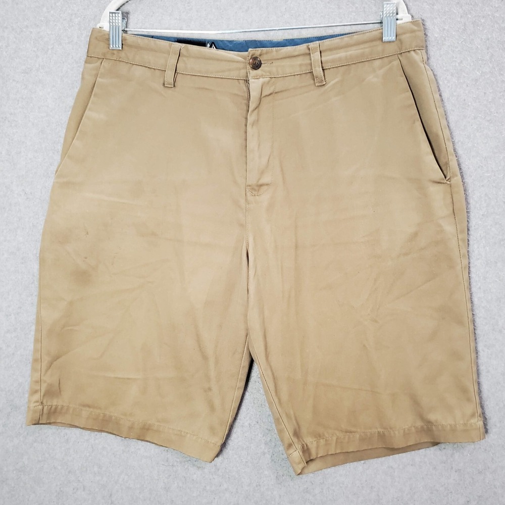 Volcom Men Shorts 34 Beige Corpo Class Chino READ